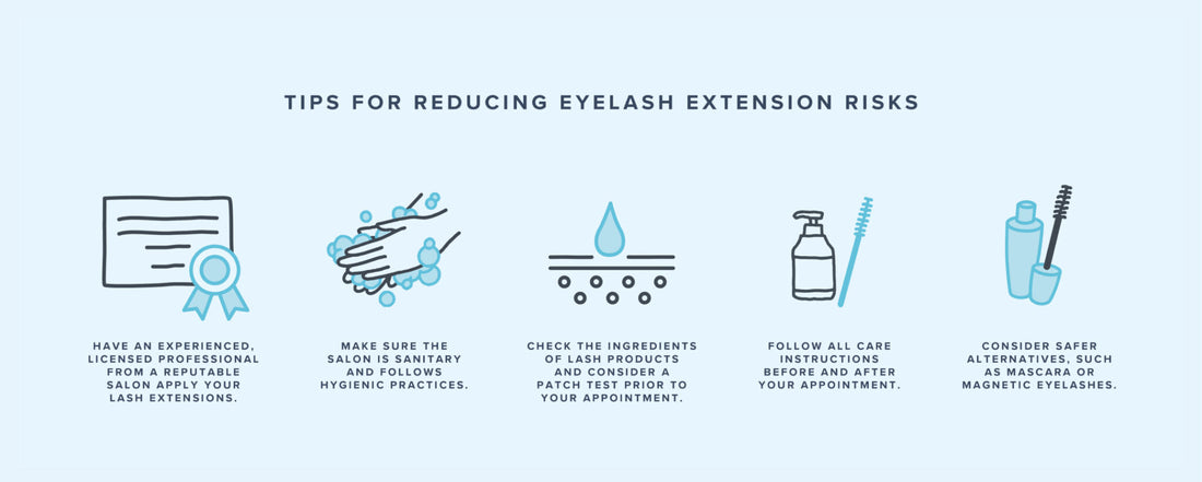 lash extension safety tips